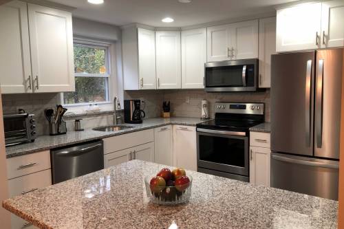 A photo of a kitchen remodel project completed in Rockaway, NJ